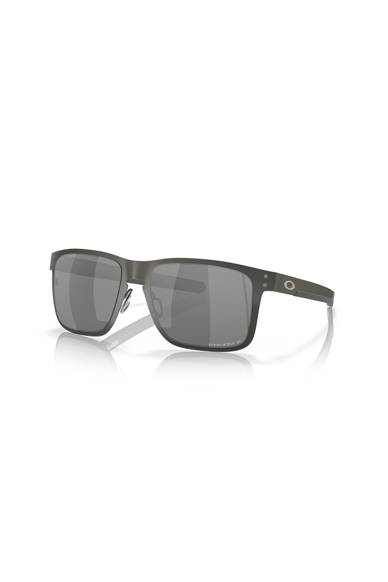 Oakley Holbrook Metal in Matte Gunmetal Frames with Prizm Black Polarized Lenses OO4123 0655