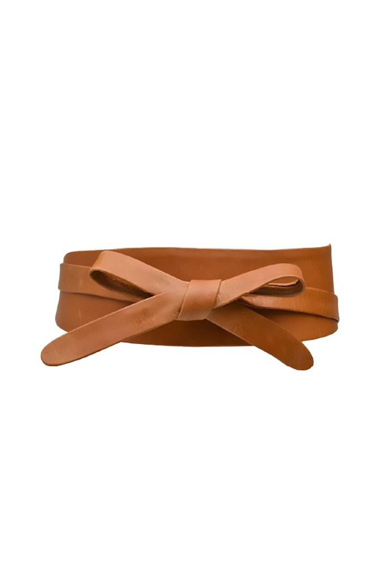 ADA Collection Belts - Wrap Belt in Cognac