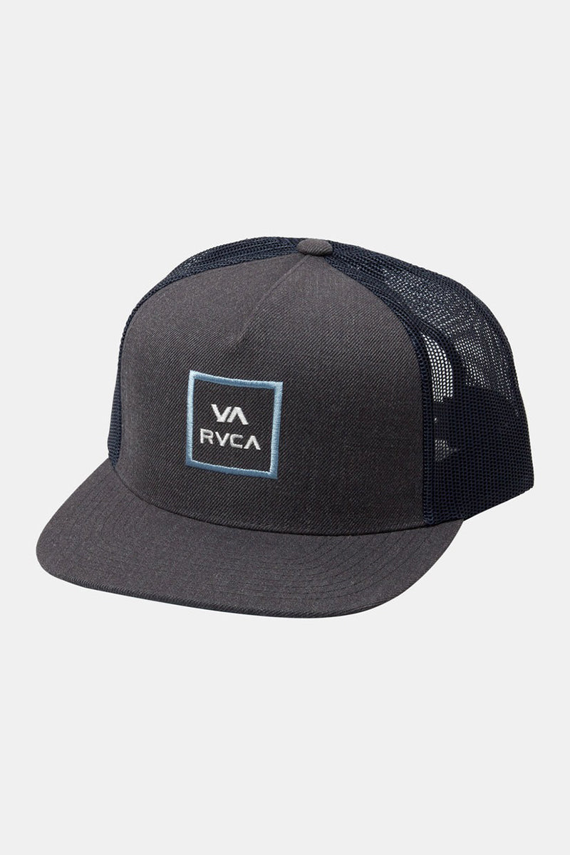 RVCA - VA All The Way Trucker Hat in Heather Charcoal