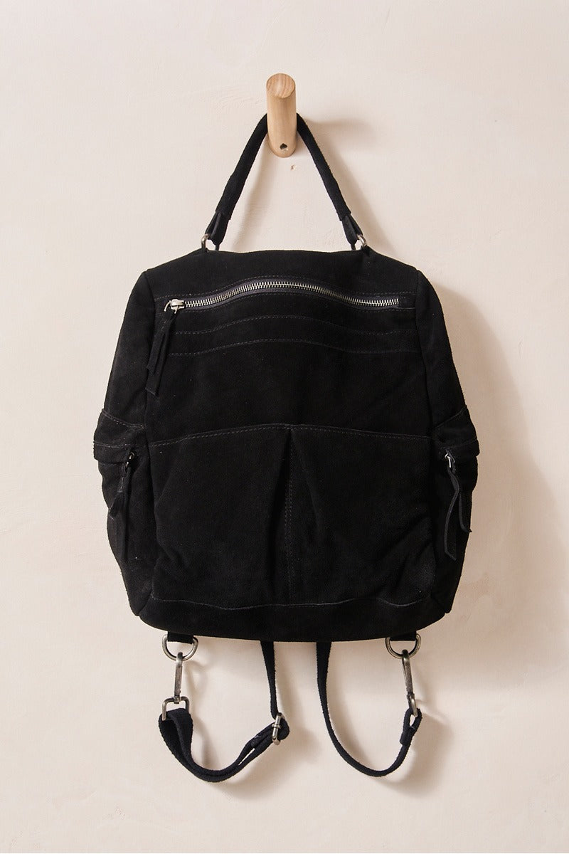 Free People Black Suede Backpack Versaille Backpack | Free People main image 2