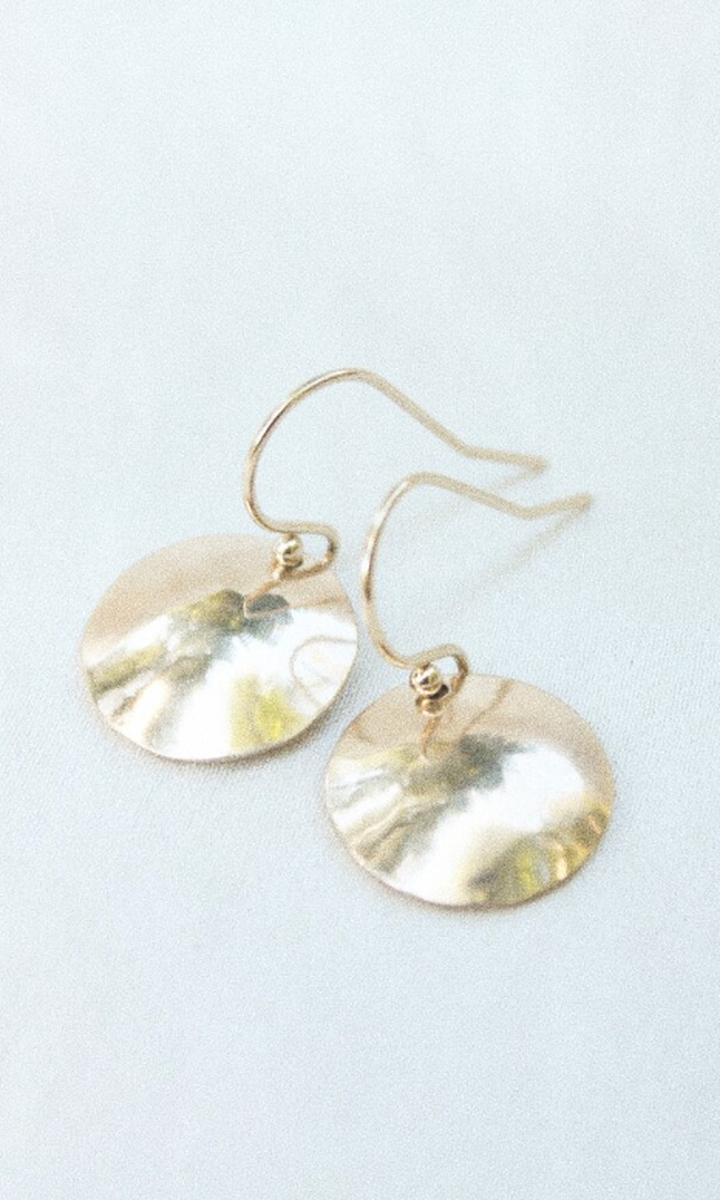 Sea to Seed - Mirror Earrings in 14k Gold Fill