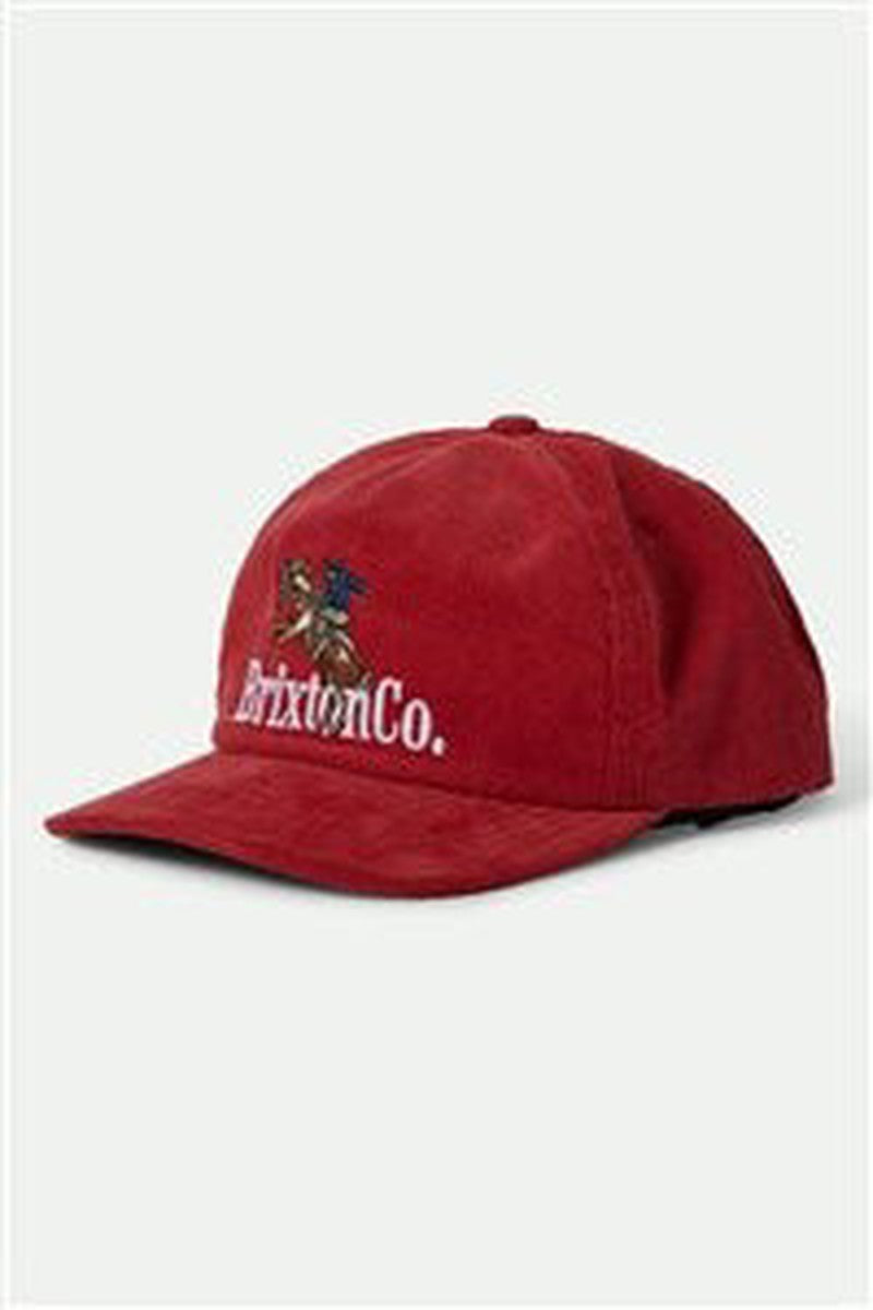 Brixton - Inwood MP Snapback Hat in Red