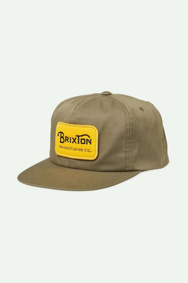 Brixton - Grade Snapback in Olive Surplus