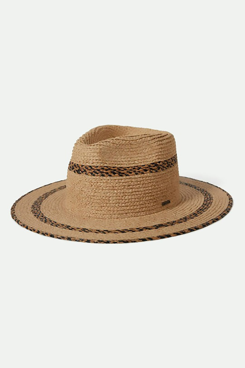 Brixton - Cohen Straw Cowboy Hat in Tan/Black – Blue Ox Boutique display picture 3