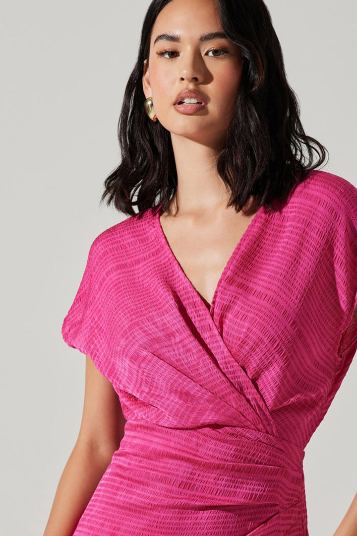Astr - Rialto Midi Dress in Pink