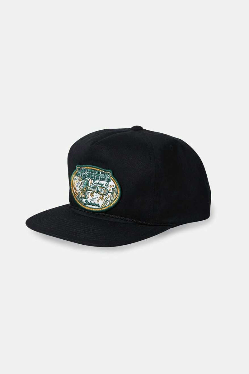 Brixton - Bass Brains Swim Snapback Hat in Black