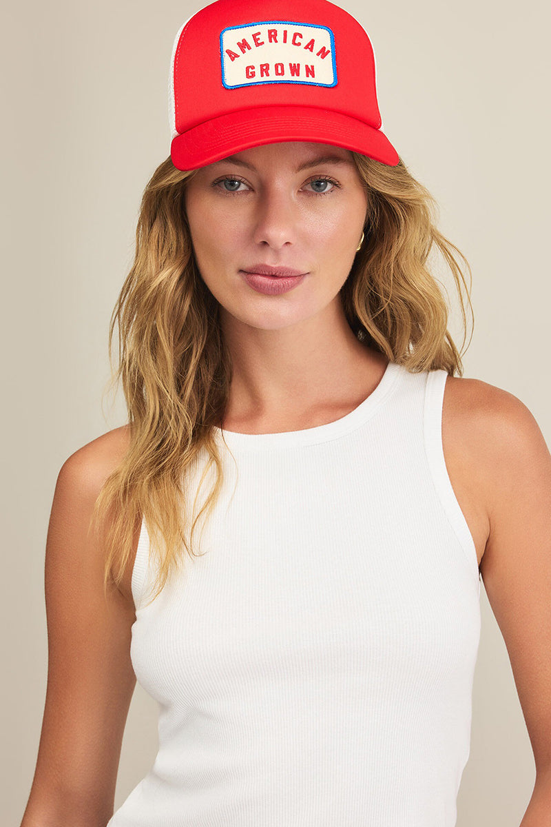 Z Supply - Grown Trucker Hat in Cabana Red
