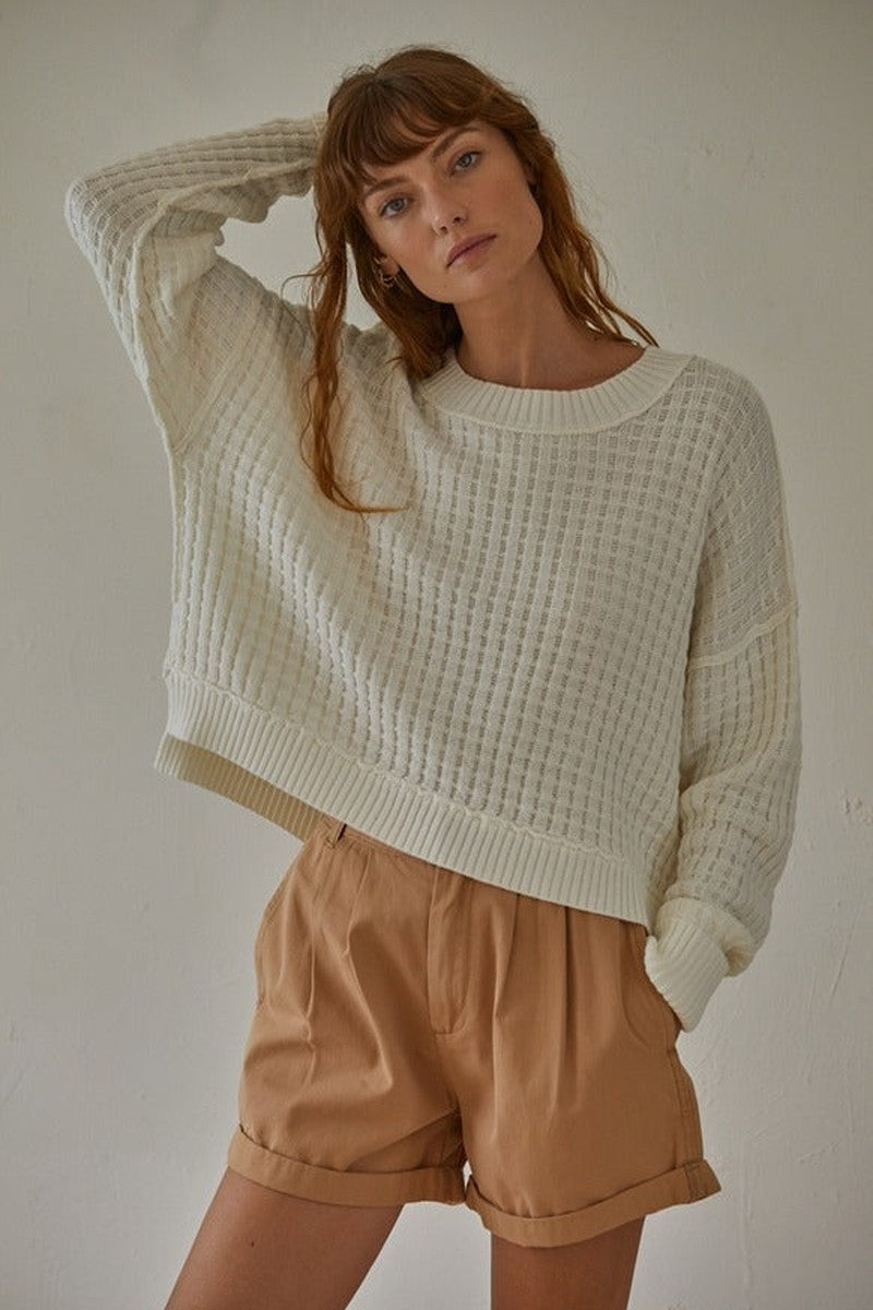 By Together - Baylor Pullover in Ivory