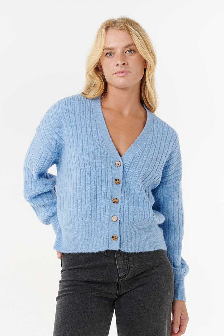Rip Curl - Afterglow Cardi in Mid Blue