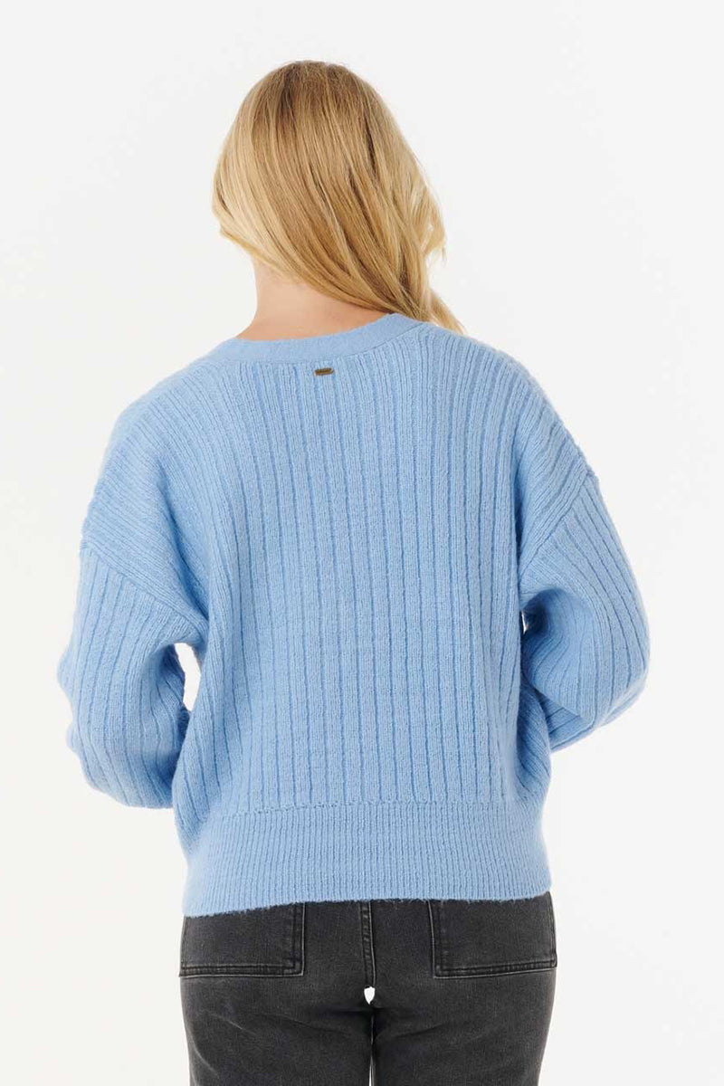 Rip Curl - Afterglow Cardi in Mid Blue