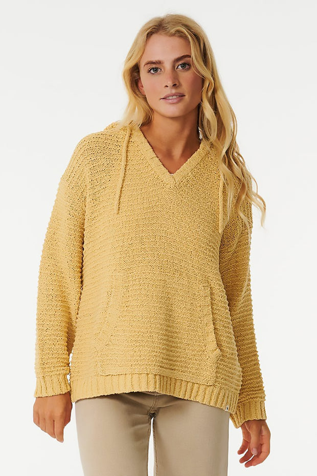 Rip Curl - Classic Surf Poncho in Washed Yellow