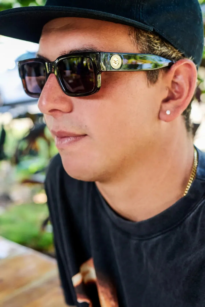 I-SEA - Cole Houshmand with Taupe Frames and Brown Polarized Lenses