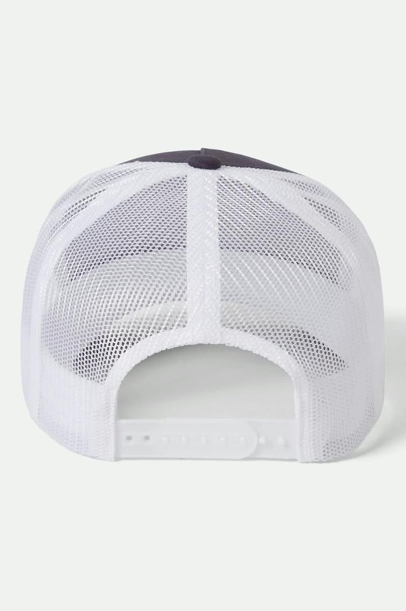 Brixton - Genuine Quality Netplus® Trucker Hat in Mood Indigo/White