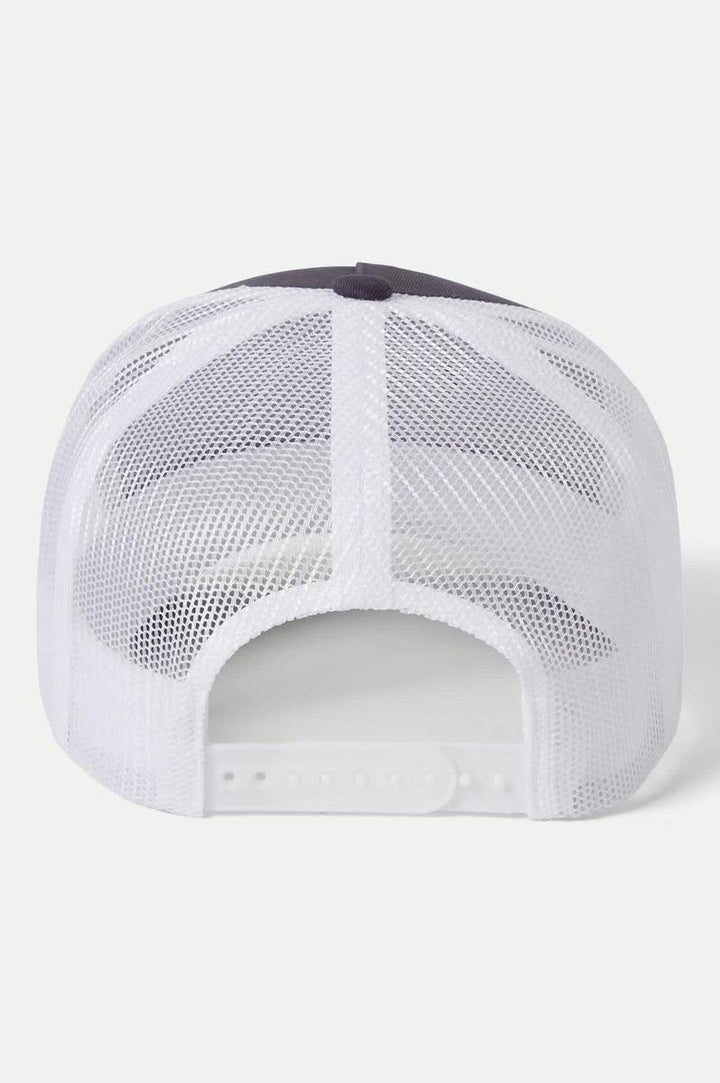 Brixton - Genuine Quality Netplus® Trucker Hat in Mood Indigo/White