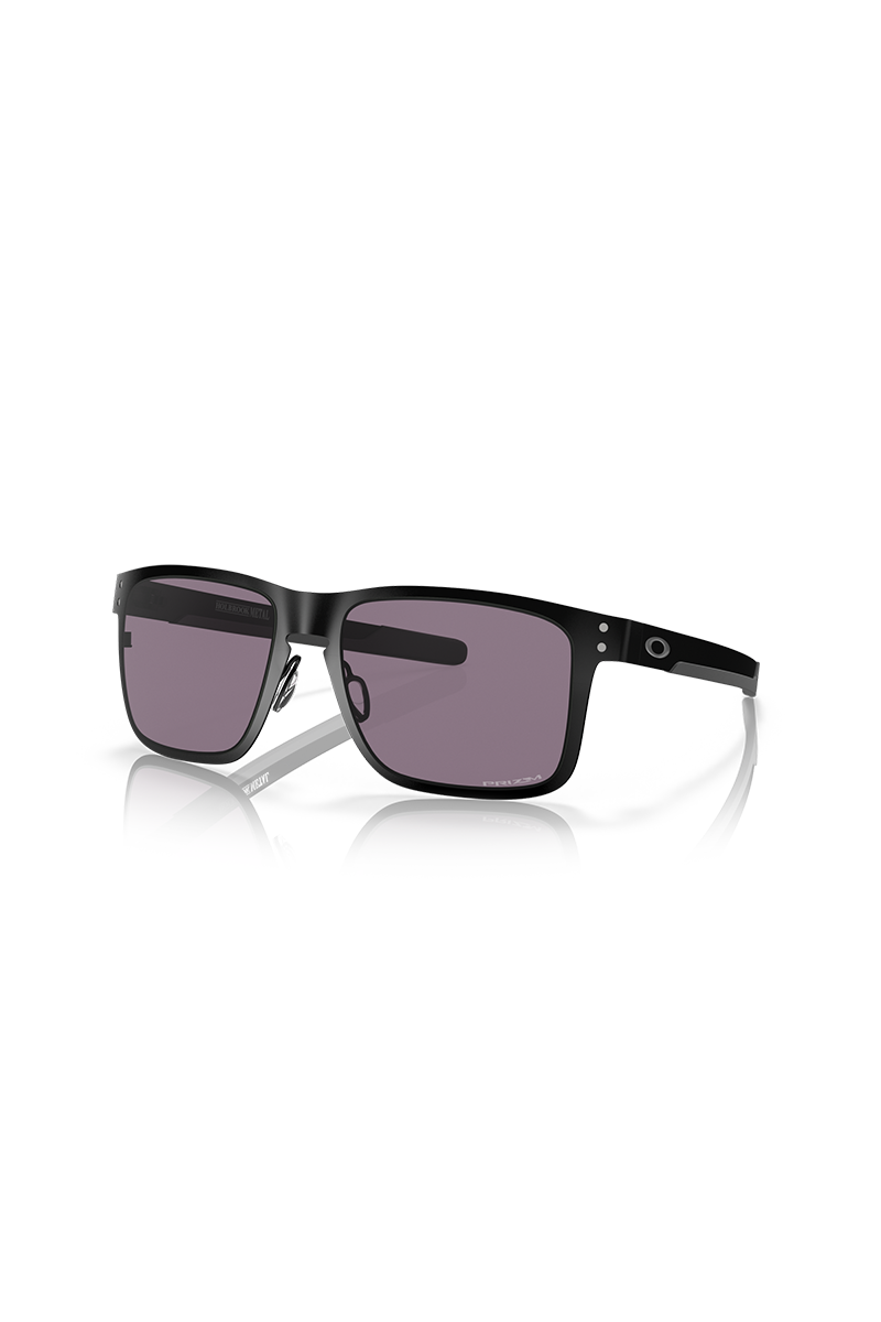 Oakley - Holbrook™ Metal in Matte Black Frames with Prizm Grey Lenses - OO4123-1155