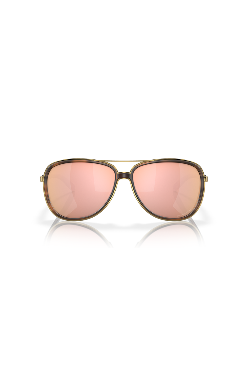 Oakley Split Time in Brown Tortoise Frames with Prizm Rose Gold