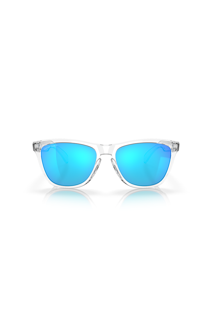 Oakley - Frogskins™ in Crystal Clear Frames with Prizm Sapphire Lenses - OO9013-D055