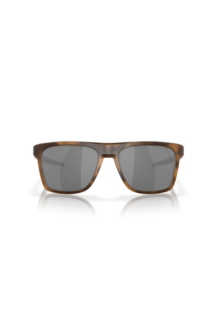 Oakley - Leffingwell in Matte Brown Tortoise Frames with Prizm Black Polarized Lenses - 0OO9100 91001857