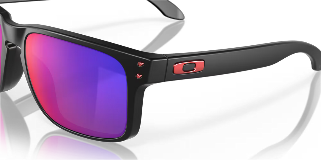 Oakley - Holbrook™ in Matte Black Frames with Red Iridium Lenses OO9102-3655