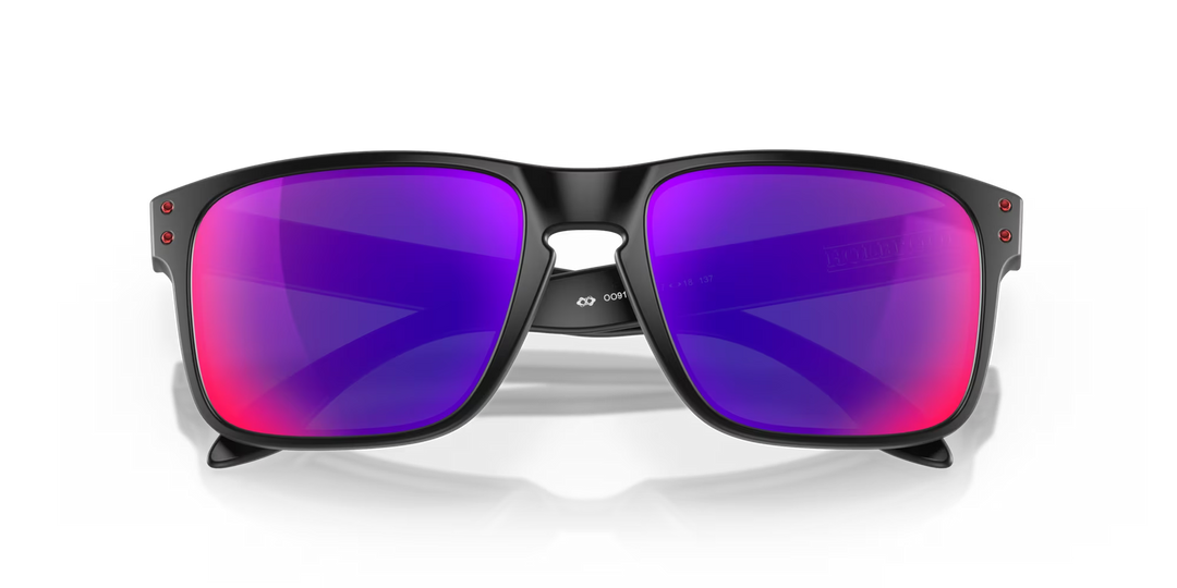 Oakley - Holbrook™ in Matte Black Frames with Red Iridium Lenses OO9102-3655