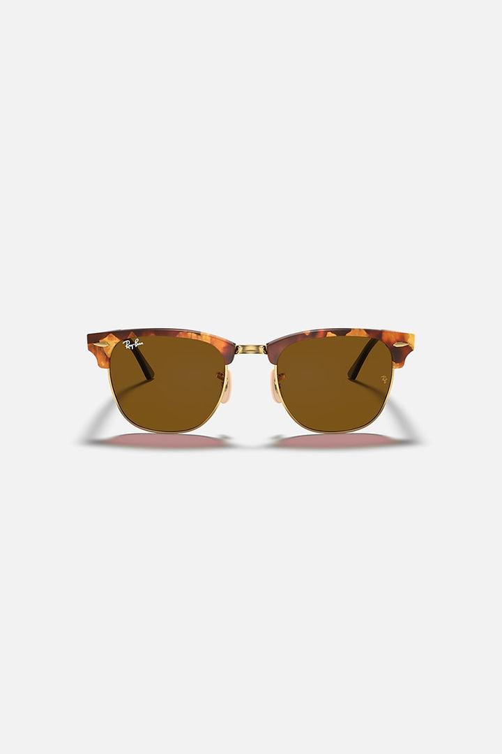 Ray Ban - Clubmaster Mock Tortoise Arista with Green Classic B-15 Lenses