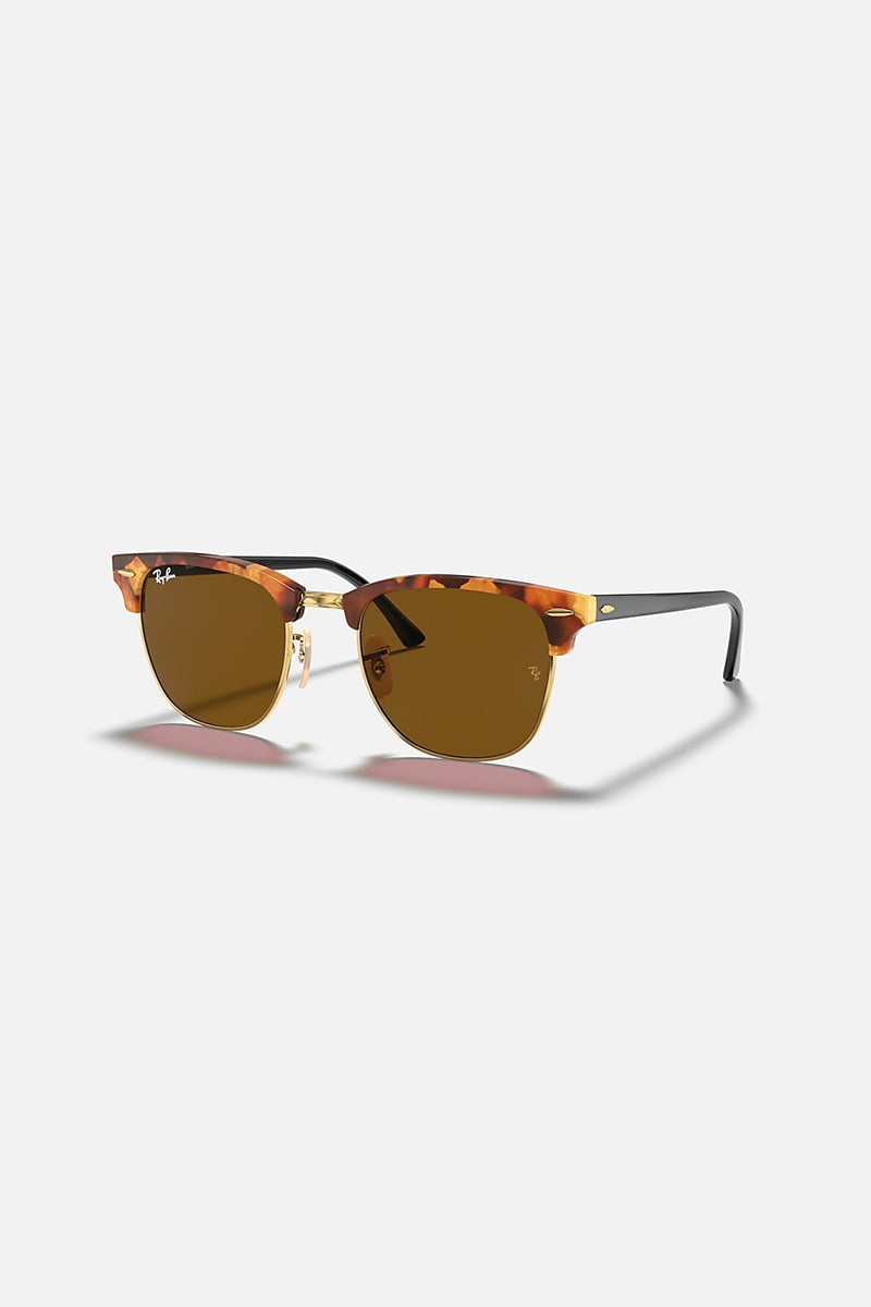 Ray Ban - Clubmaster Mock Tortoise Arista with Green Classic B-15 Lenses