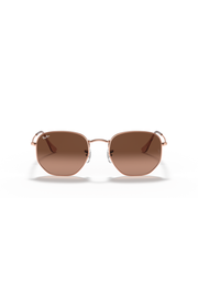 Ray Ban - Hexagonal Flat Lenses in Copper with Brown Gradient External Treated Lenses - 0RB3548N9069A551