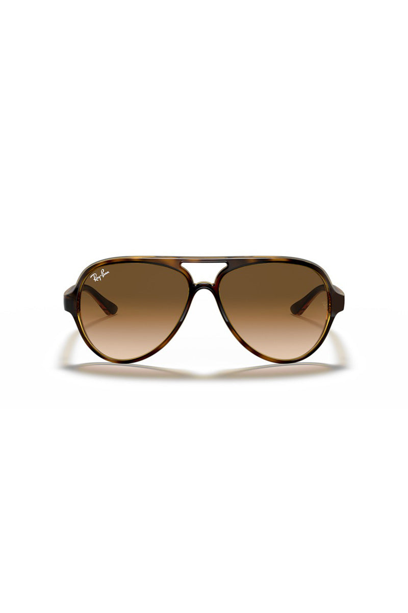 Ray Ban - Cats 5000 Classic in Polished Light Havana Frames with Light Brown Gradient Lenses - 0RB4125 710/5159