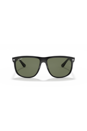 Ray Ban - Boyfriend in Black with Dark Green Externally Treated Polarized Lenses - 0RB4147601/5860