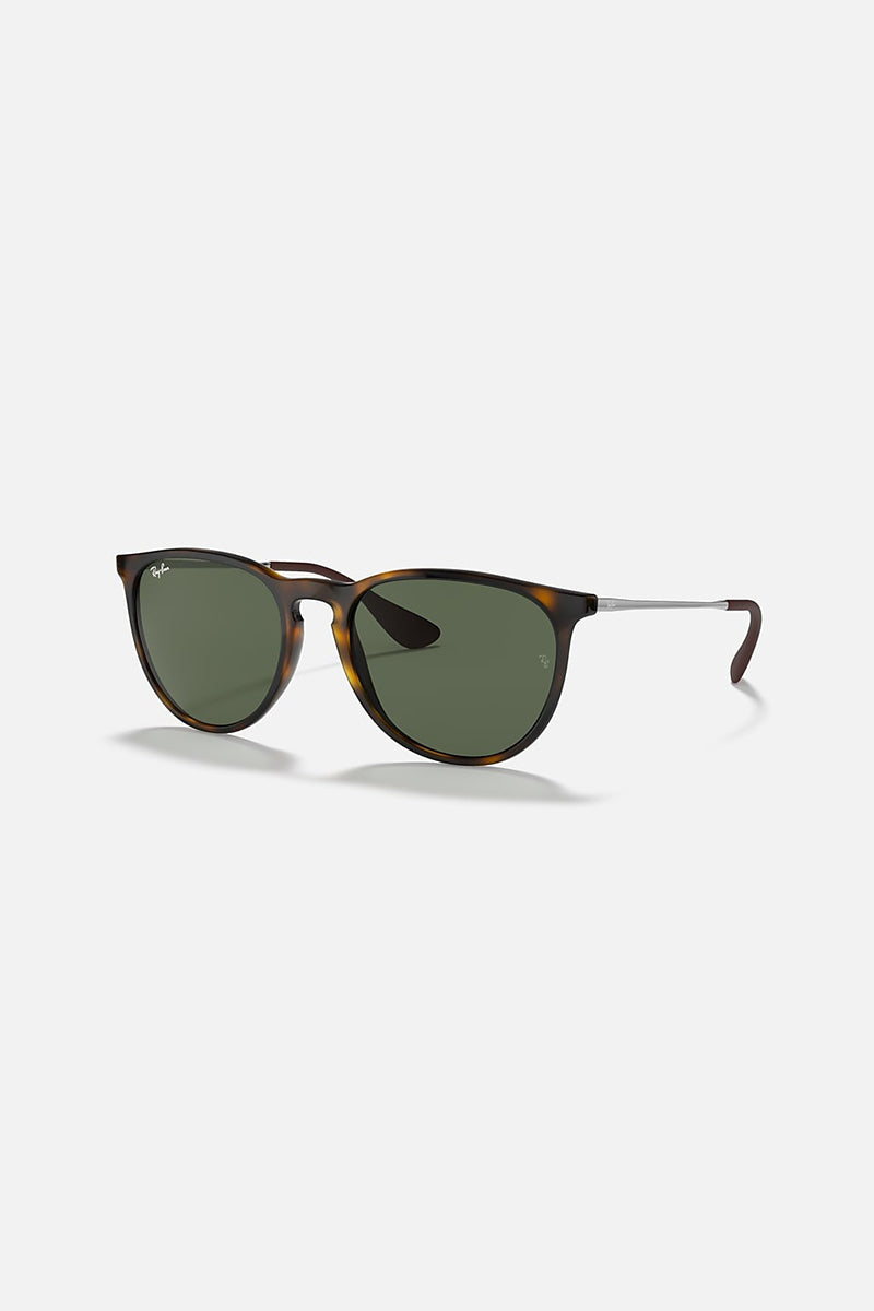 Ray Ban - Erika Classic in Polished Light Havana Frames with Green Classic G-15 Lenses - 0RB4171710/7154