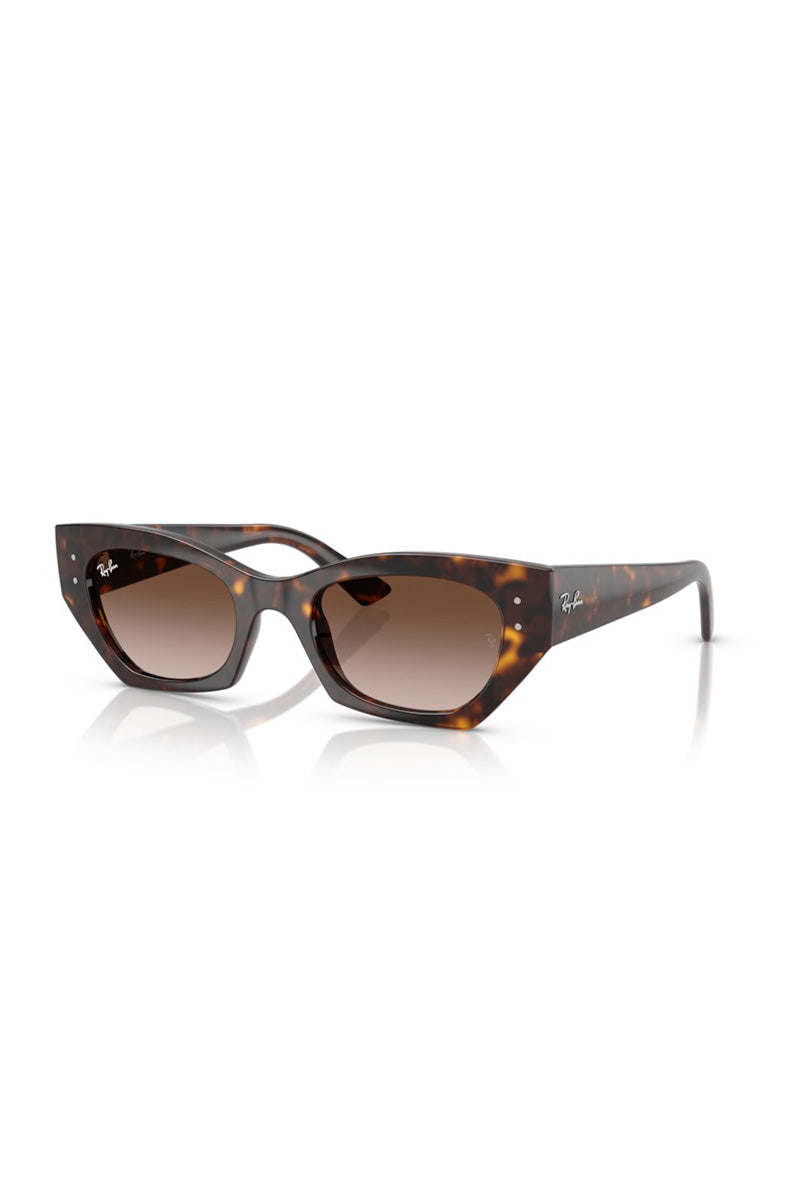 Ray Ban - Zena Bio-Based in Havana Frames with Gradient Brown Lenses - 0RB4430 13591352