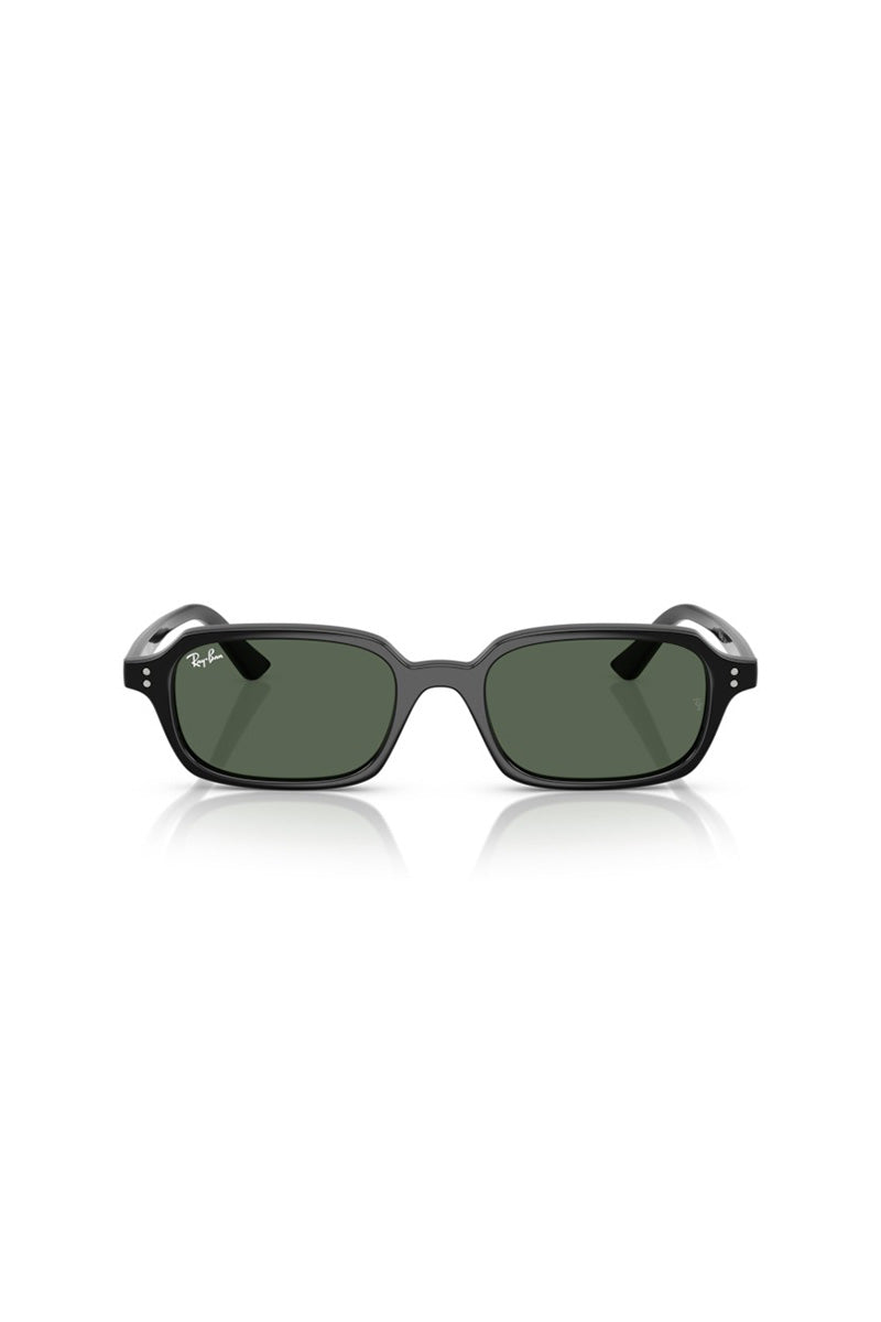 Ray Ban - Zuri Bio-Based - in Polished Black Frames with Dark Green Lenses - 0RB4455 66777152