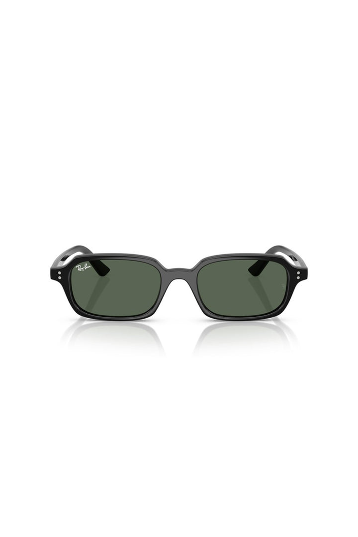 Ray Ban - Zuri Bio-Based - in Polished Black Frames with Dark Green Lenses - 0RB4455 66777152