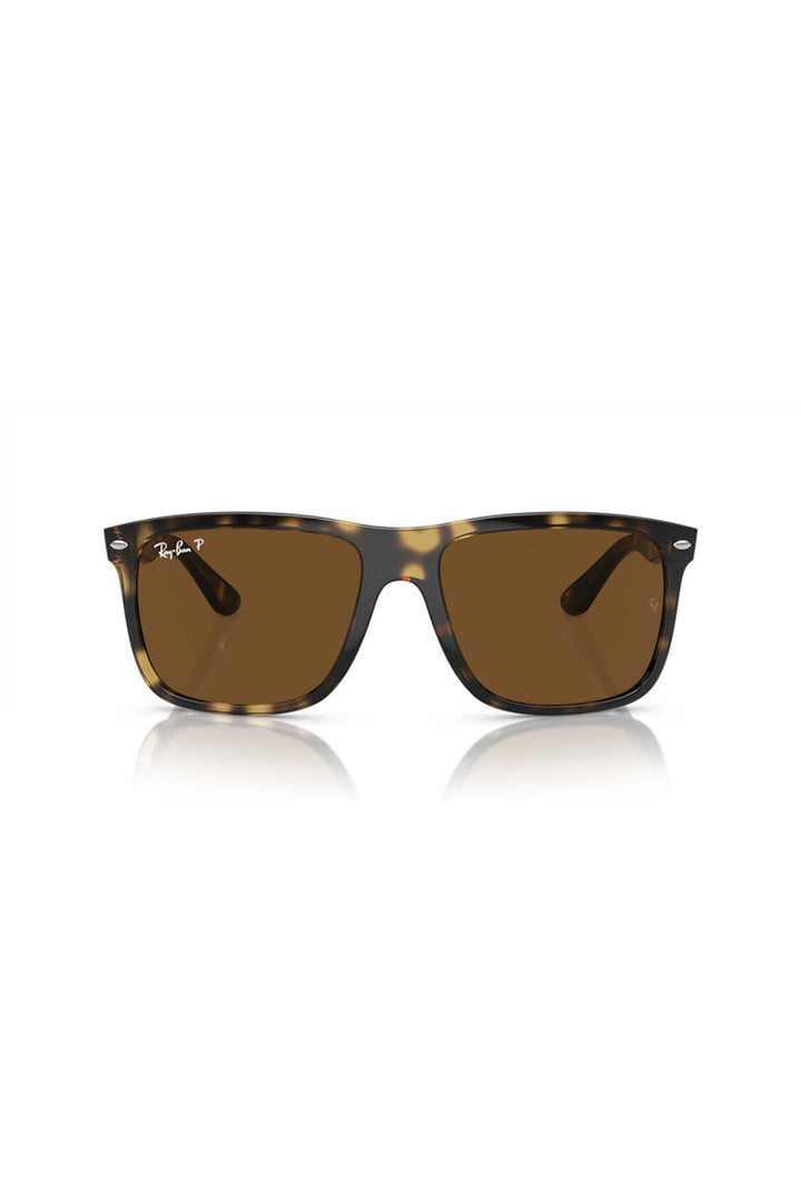 Ray Ban - Boyfriend Two in Polished Havana Frames with Brown Polarized Lenses - 0RB4547 710/5760