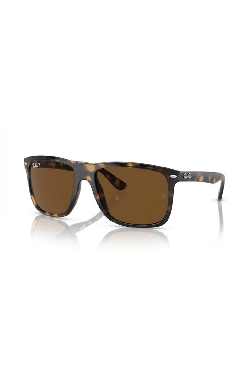 Ray Ban - Boyfriend Two in Polished Havana Frames with Brown Polarized Lenses - 0RB4547 710/5760