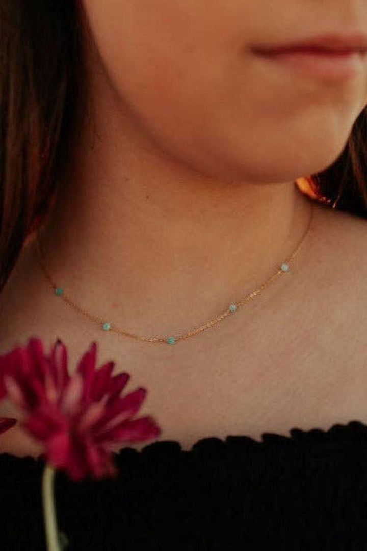 Mauve Jewelry Co. - Malibu Necklace in Turquoise