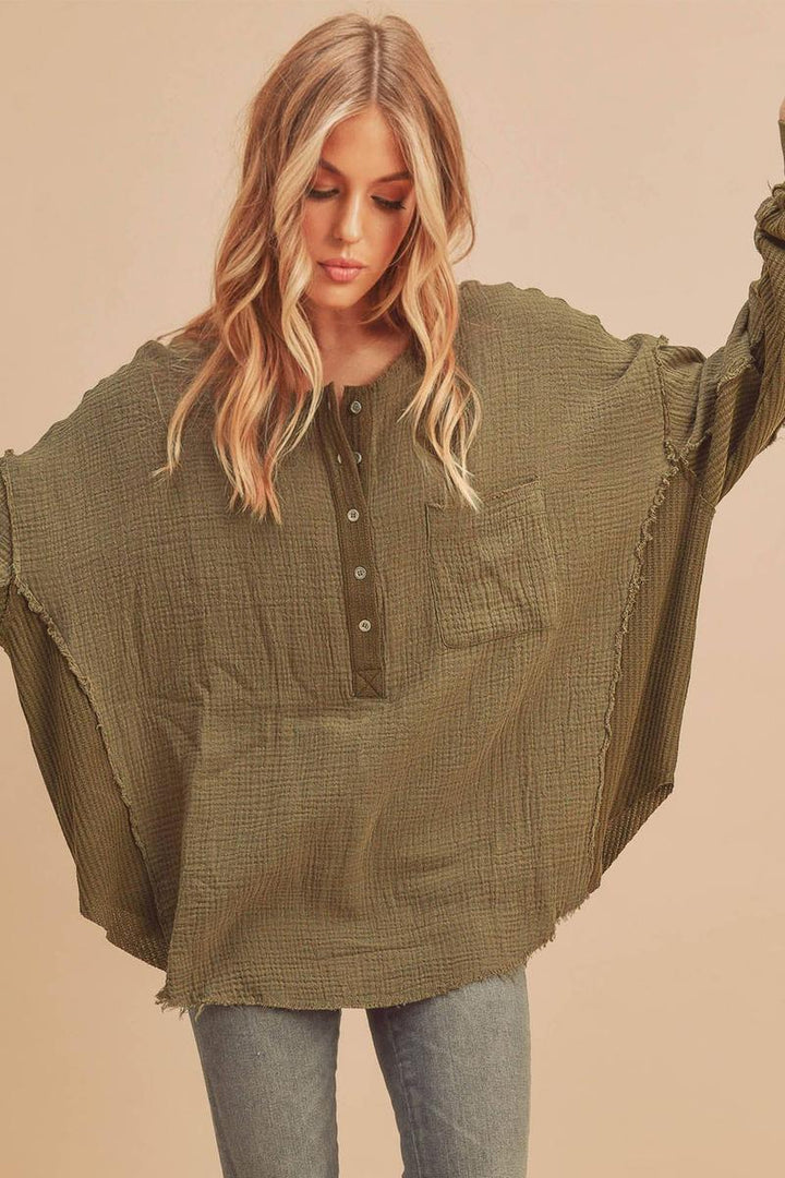 AEMI + CO -  Majorie Top in Olive