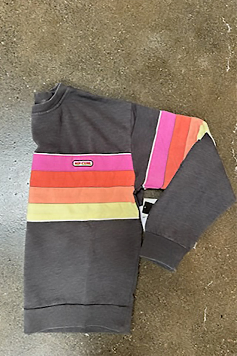 Rip Curl - Surf Revival Relaxed Crew in Washed Black