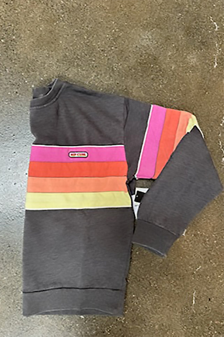 Rip Curl - Surf Revival Relaxed Crew in Washed Black