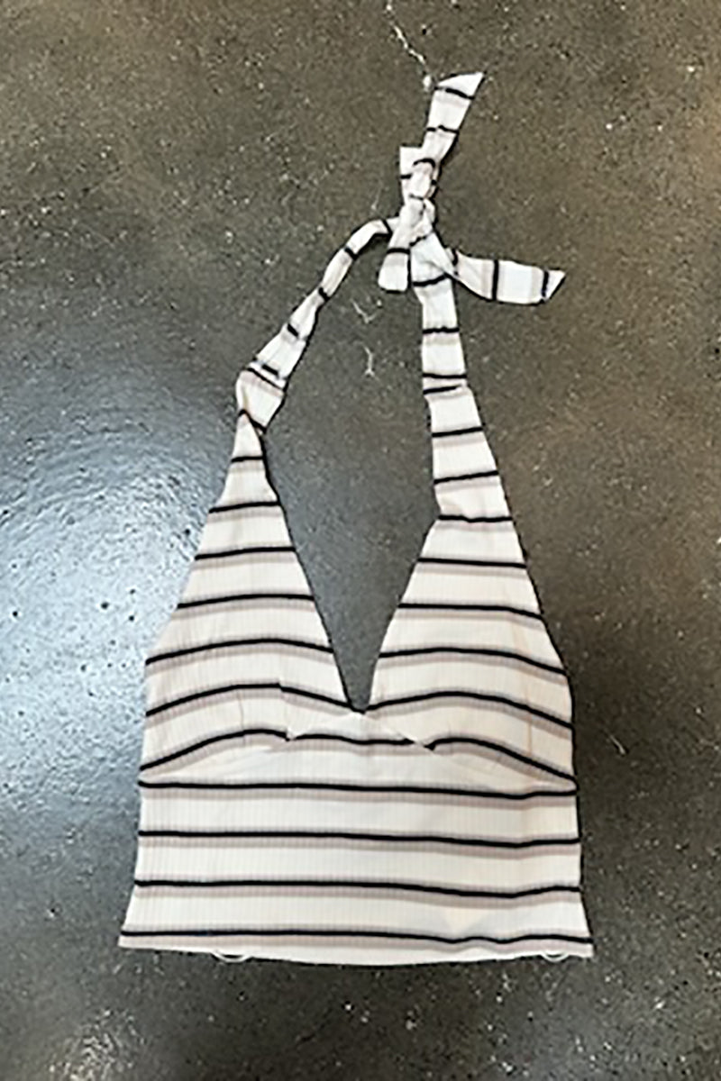 Rip Curl - Topanga Canyon Rib Halter Top in Bone