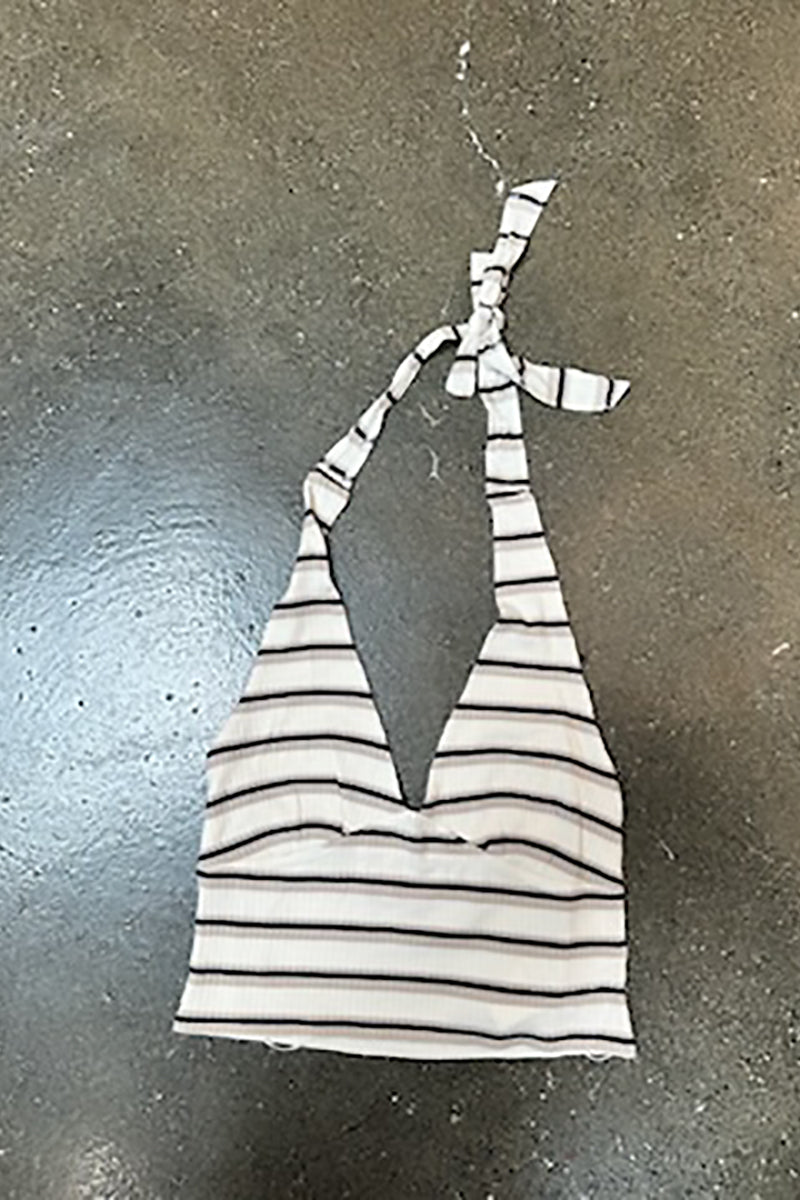 Rip Curl - Topanga Canyon Rib Halter Top in Bone