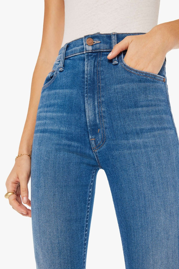 Mother Denim - High Waisted Rider Skimp in Hue Are You?