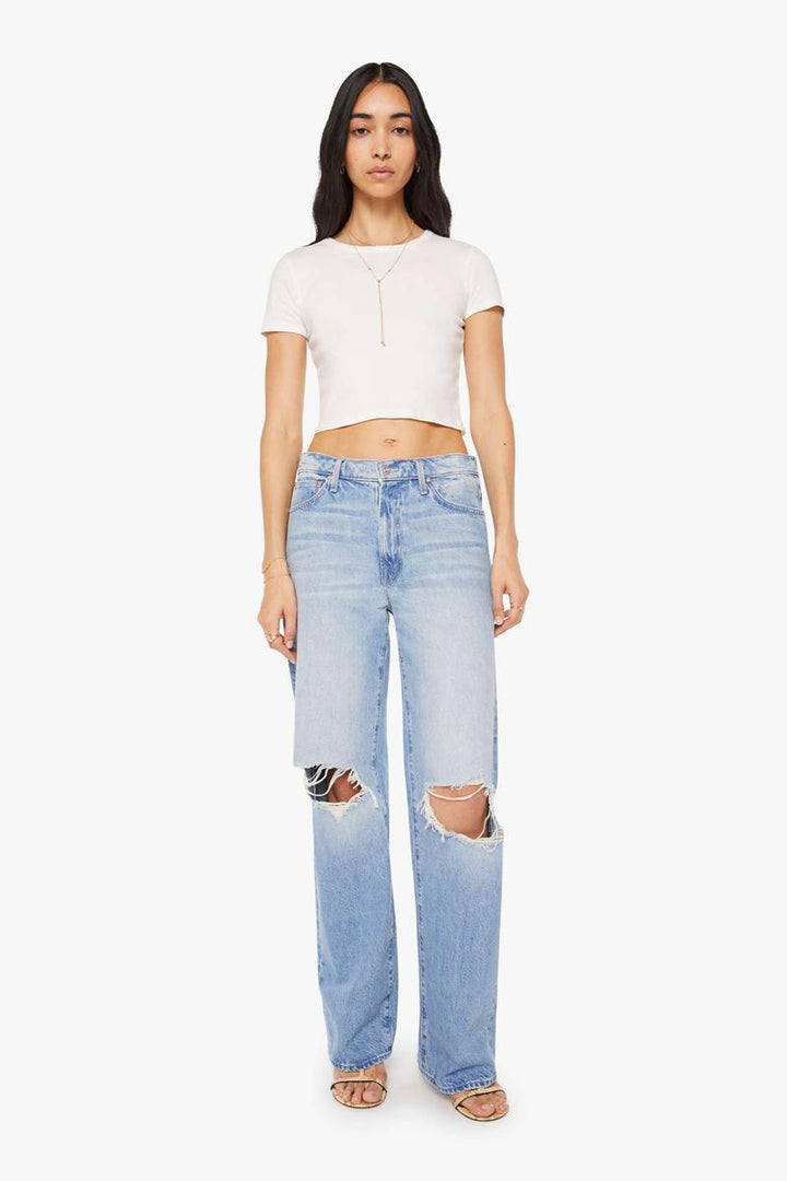 Mother Denim - The Dodger Sneak in Floral Frenzy