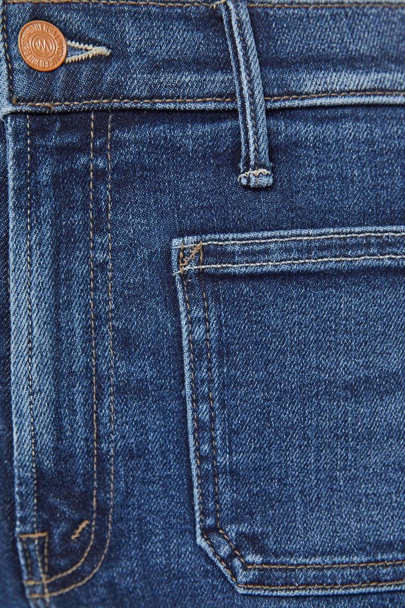 Mother Denim - The Hustler Roller Patch Pocket Skimp in One Last Shot