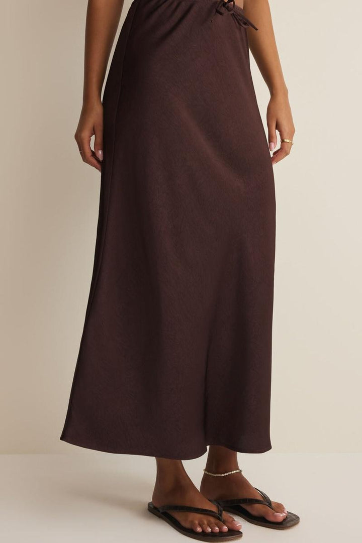 Z Supply - Viva Skirt in Chocolate Cherry
