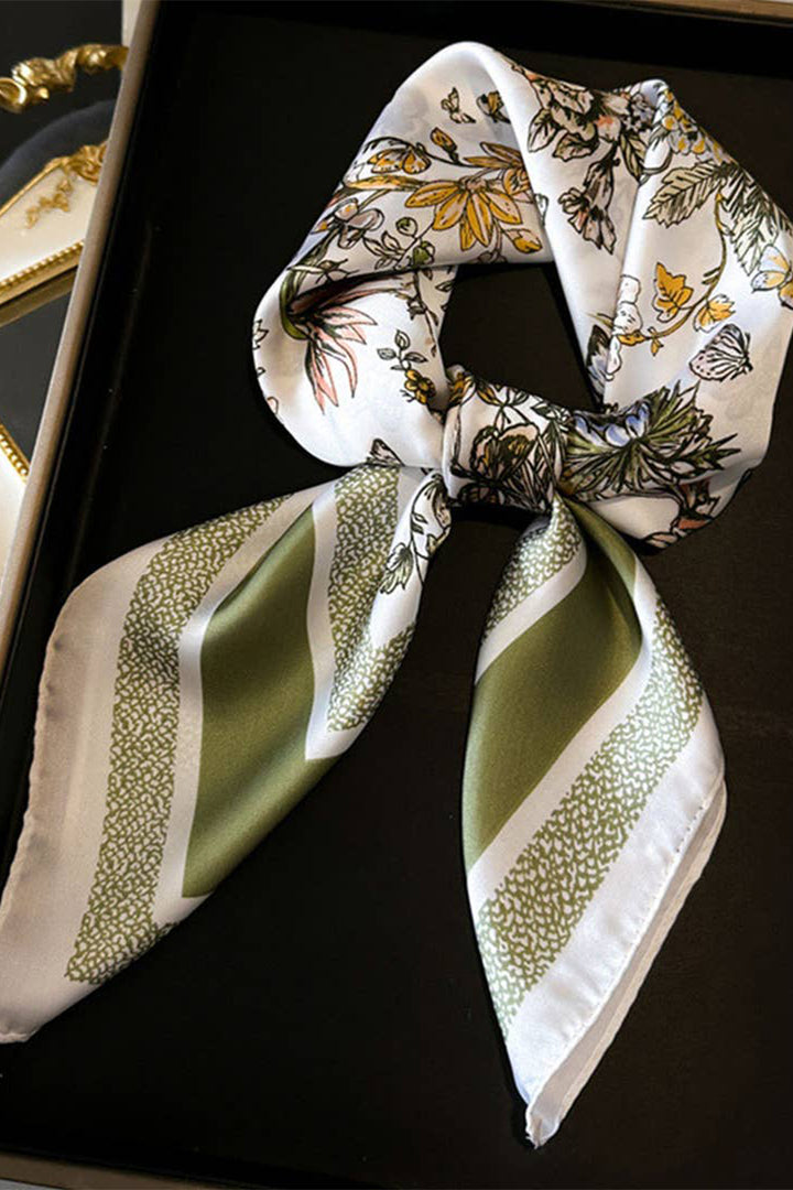 ACCITY - Silky Butterfly Print Scarf