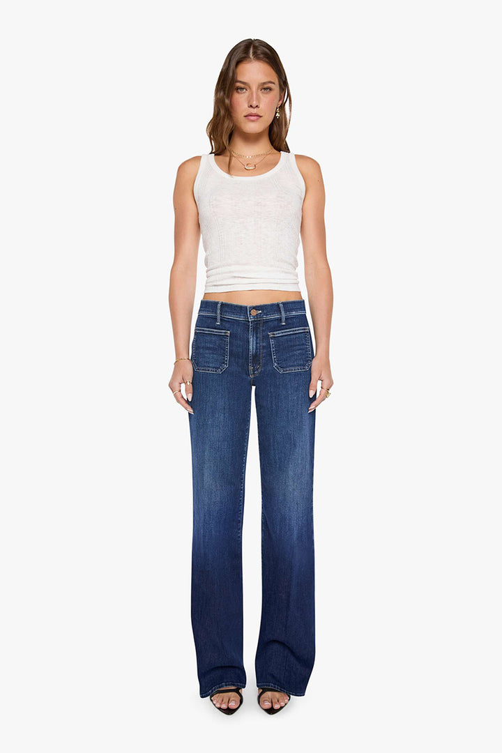 Mother Denim - The Patch Pocket Mid Rise Maven Sneak