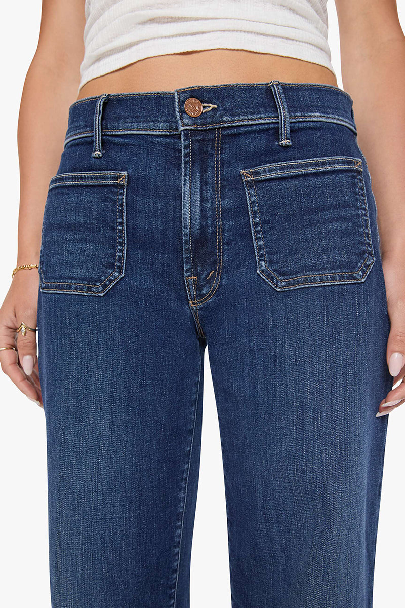Mother Denim - The Patch Pocket Mid Rise Maven Sneak