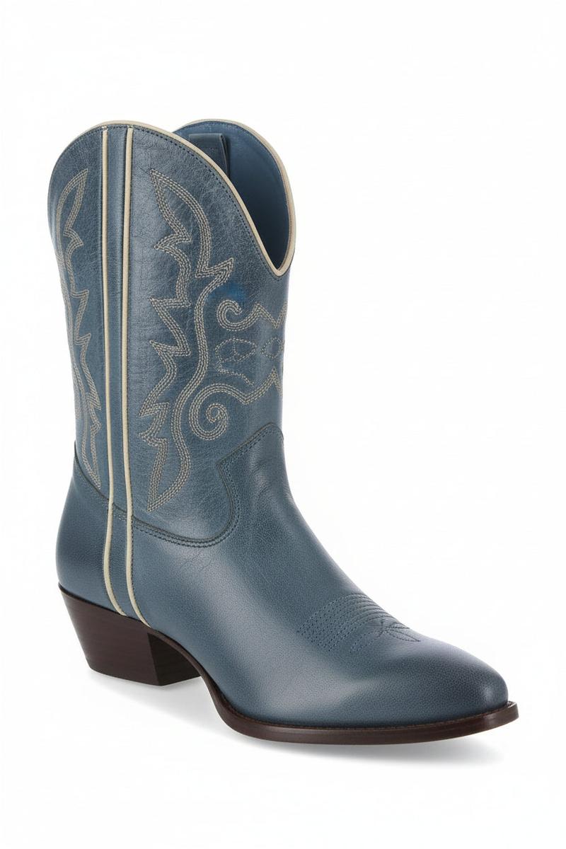 Free People - Borderline Western Boot in Blue