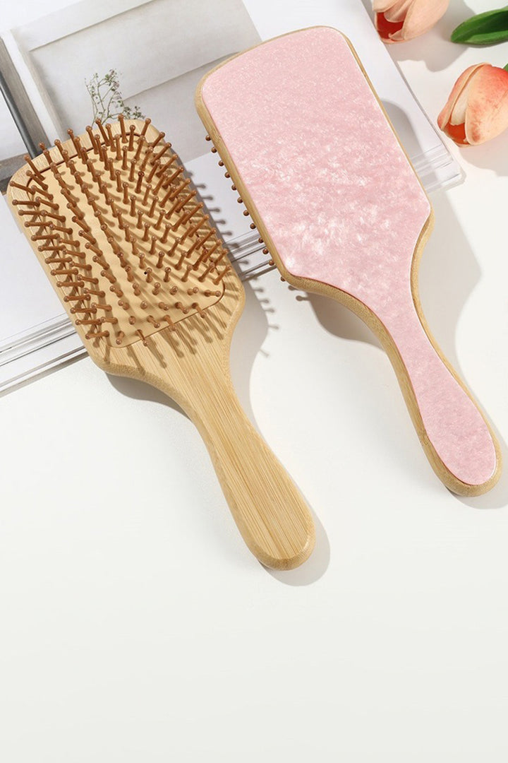SoapElenGlen - Natural Bamboo Air Cushion Hair Brush with Acetate